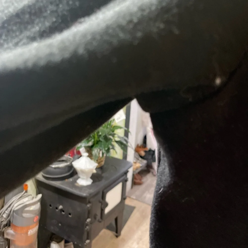 Shein Women's Casual Black Woolen Long Coat size large - Picture 3 of 5